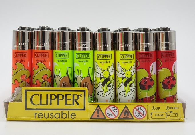 Clipper lighter Mini size - Theme 'Spring Insects'