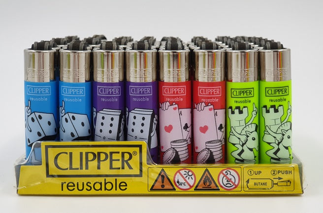 Clipper lighter Mini size - Theme 'Game Hands'