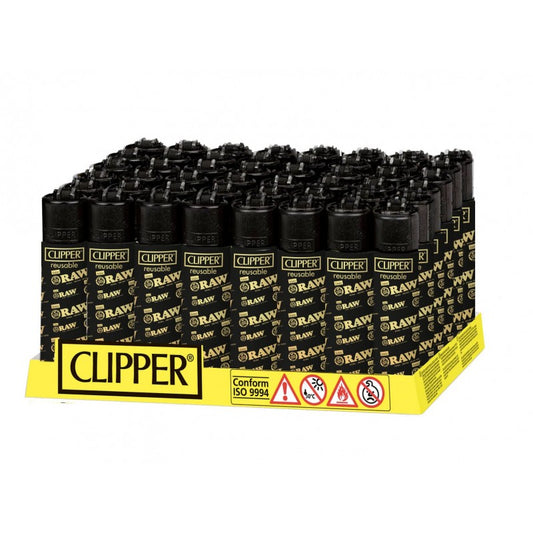 Clipper Lighter Classic - RAW logo's Black