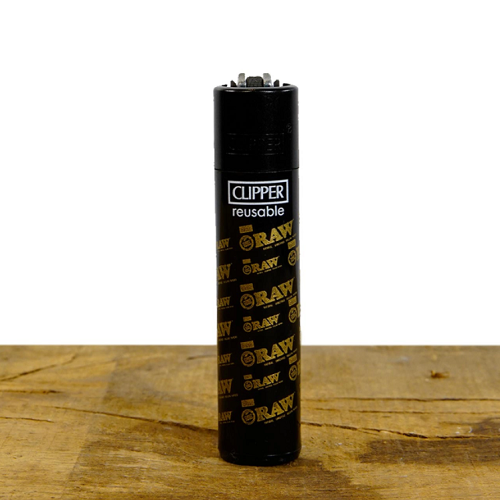 Clipper Lighter Classic - RAW logo's Black